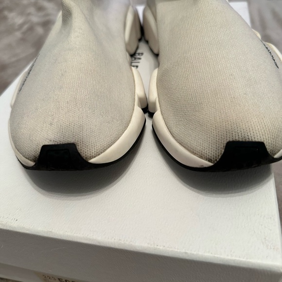Balenciaga sock sneakers in white womens size 12 men’s size 10 - Picture 7 of 13